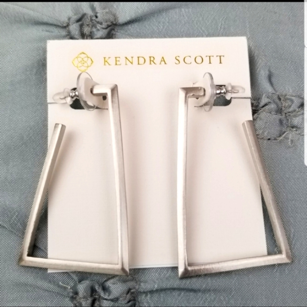 Silver, Kendra Scott, Easton, Hoop Earrings